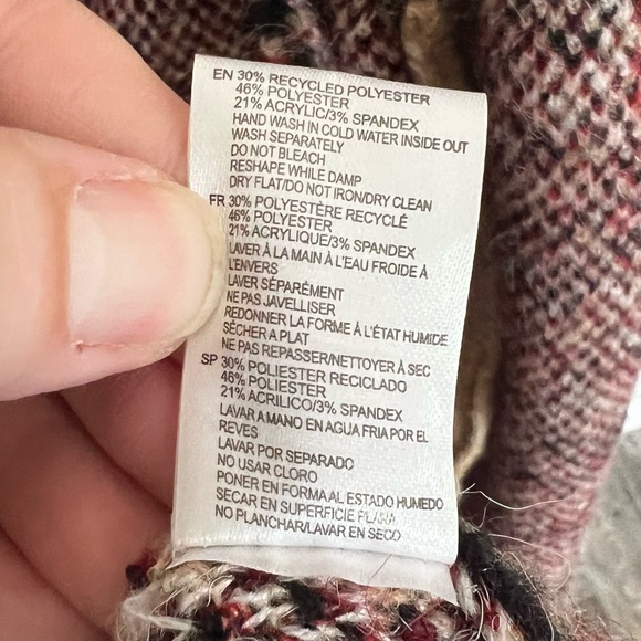 By Anthropologie Paloma Fringed Animal Print Cardigan Sweater - Picture 16 of 16